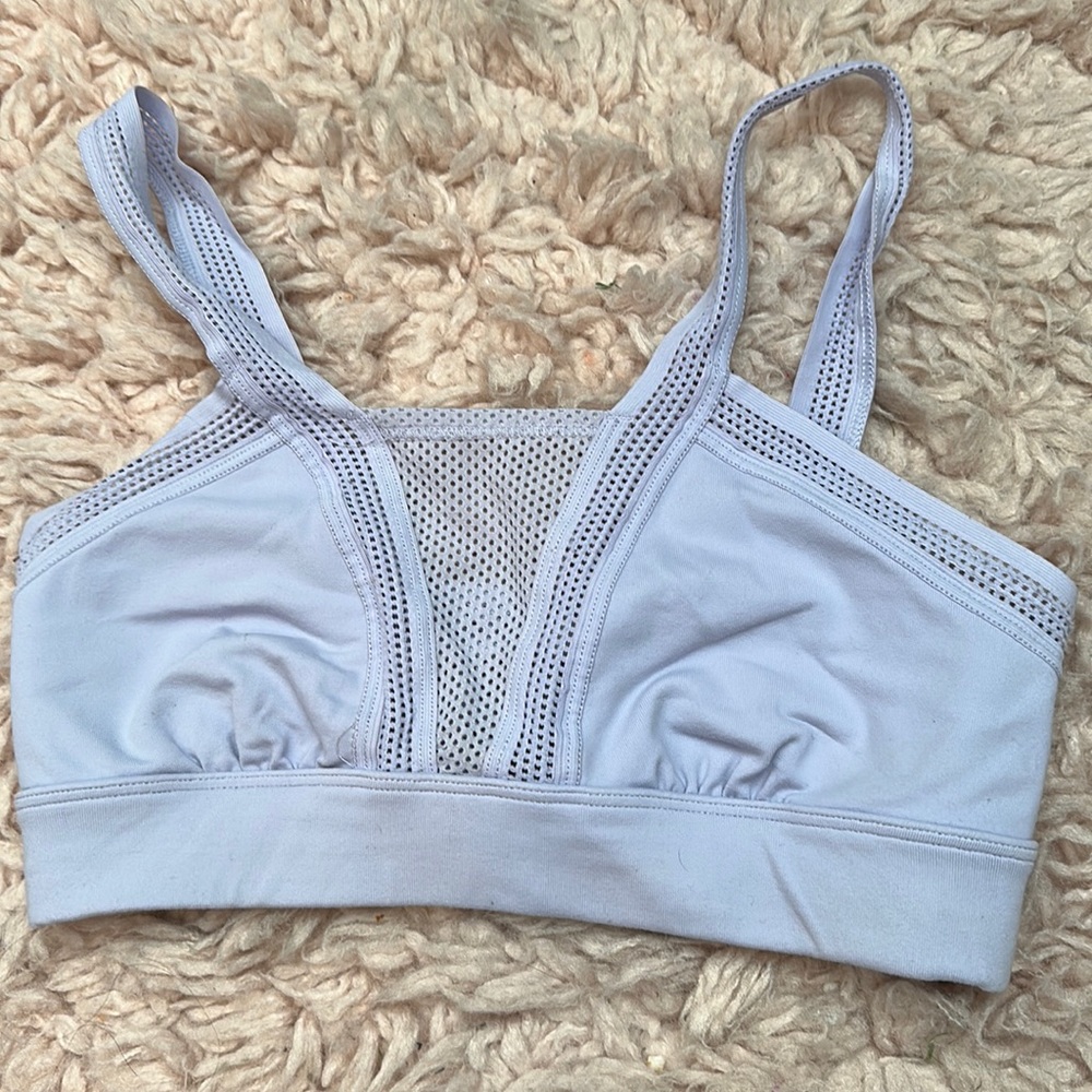 Aeire low impact mesh detailing sports bra